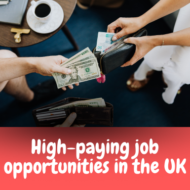 High-paying job opportunities in the UK